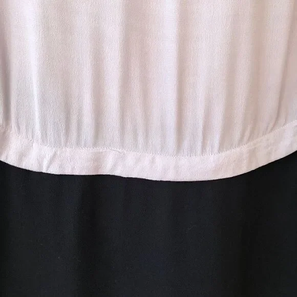 MONROW Colour Block Dress Medium - Picture 6 of 7